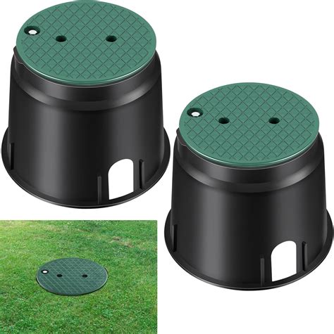 underground electric junction box fence|outdoor underground electrical junction box.